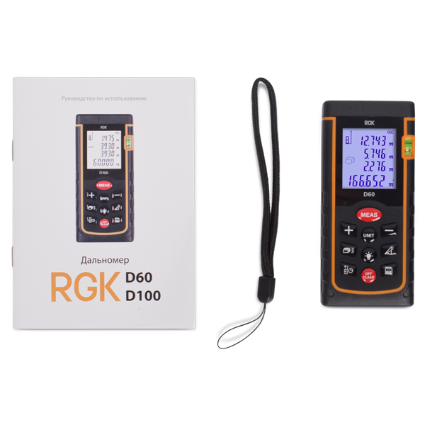 Лазерный дальномер RGK D60 New